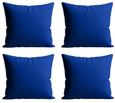 Home Sweet Home UK Outdoor Cushions Waterproof Filled 4 Pack 60x60cm With Invisible Zippered Outdoor Garden Cushions Waterproof 24x24 With Cushion Covers For Living Room Garden Sofa Bedroom