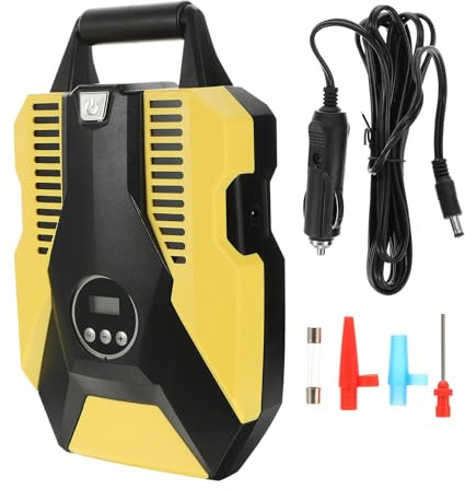 CALLARON Digital Car Tire Inflator 12v Portable Electric Air Compressor with Smart Preset Pressure and LED Display, 22 Cylinder Vehicle Pump for Cars, Motorbikes, and Bicycles