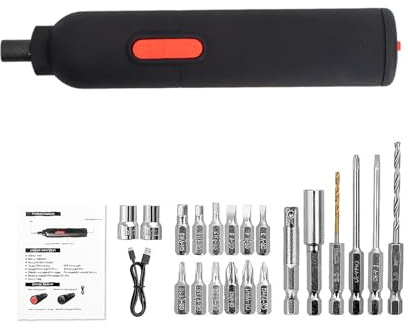 Electric Screwdriver Cordless Household Multifunctional Screwdriver Tool Set Small Electric Drill Automatic Rechargeable Home Maintenance Tool