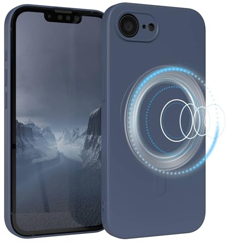 EAZY CASE - Silikonhülle magnetisch für iPhone 17e Hülle Silikon Blau weich stoßfeste Magnet Handyhülle Schutzhülle mit Kameraschutz Dünn Schutz Cover TPU Bumper in Petrol