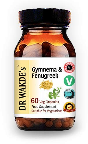 DR WAKDE'S Gymnema & Fenugreek Capsules | 60 Veg Caps | Bitter Herbs | Promotes Sugar Metabolism* | Plant-Based Supplement | Vegan | All Natural