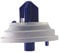 Geberit V12679 - Diaphragme DIY pour valves inférieures latérales impulsionnelles 380 et 360, bleu