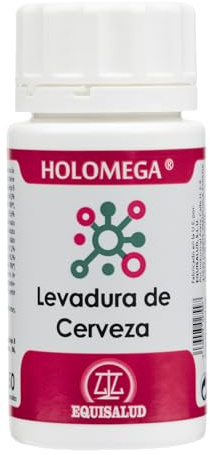 Holomega Levadura de Cerveza de Equisalud, 50 cápsulas