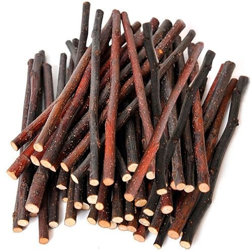 SunGrow 200g Apfel Kaustangen, Backenzahn und Zähneknirschspielzeug für Kleine Haustiere, Haustier-Snack für Kaninchen, Chinchillas, Hamster, Für Gesunde Zähne, Gute Verdauung