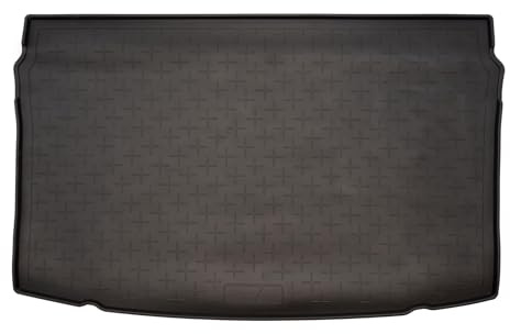 Travall CargoMat Boot Liner Compatible with Volkswagen Polo Hatchback Mk. 6 (2017-2021) Premium Tailored to Fit Car Floor Boot Mat Waterproof Black Rubber Dog Friendly Car Specific Boot Protector