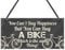 Red Ocean Cyclist Gifts For Men Women Hanging Plaque Cyclist Accessories Enthuasiast Biker Sign Christmas Birthday Gift