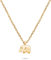 Nuoli® Elefanten Kette Damen Gold (45 cm) Glücksbringer Halskette für Frauen