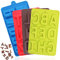 Moldes de silicona para chocolate, alfabetos de letras FineGood, 26 letras, bandejas para hornear dulces y chocolate