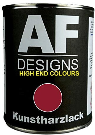 1 litre de peinture résine synthétique compatible avec les machines agricoles STEYR TRAKTOR - Rouge satiné - Pour camion et véhicules utilitaires