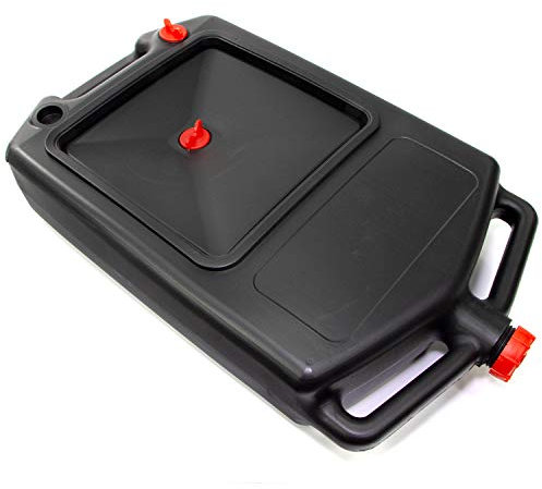 MVH Bockauf Récipient d'huile 10L Noir en Plastique pour Alcool