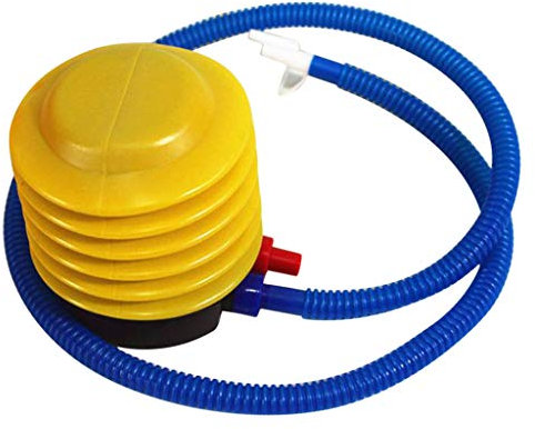 BAULMD Balloon Foot Pump, Manual Air Pump, Inflates & Deflates, Yellow, 1PC
