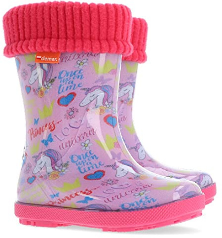 demar. Kinder Gummistiefel gefüttert Hawai LUX Unicorn pony