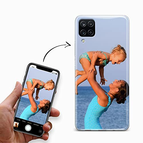 Handyhülle für Samsung Galaxy A12 Hülle aus Silikon selbst gestalten - selbst gestaltet/personalisiert - Deine Hülle Dein Design - Personalisieren Bedrucken mit eigenem Bild Motiv