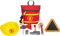 Small Foot Zaino Accessori, Giocattolo dei Vigili del Fuoco in Legno, da 3 Anni, 12361, Multicolore