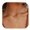 Chriscoco Kette mit Buchstabe 𝐒𝐢𝐥𝐛𝐞𝐫 𝟗𝟐𝟓 Halskette mit Buchstaben Gold/Silber Kette Damen Hypoallergene Herzkette Anfangsbuchstaben Silberkette damen - Mit Schmuckschatulle