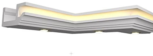 BL22 Baguette LED indirecte en polystyrène pour plafond 10 m