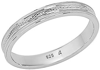 Amor Ring 925 Sterling Silber Damen Ringe, Silber, Kommt in Schmuck Geschenk Box, 2037393
