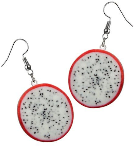 1 Paar Traube Avocado-schmuck Mango Grapefruit Baumelnde Ohrringe Süße Ohrringe Baumeln Banane Süßer Obst-ohrring Ohrschmuck Birne Schmuck Für Frauen Ohrringe Kiwi