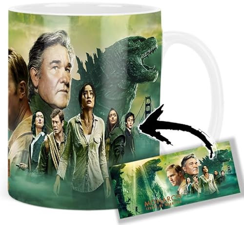 Monarch Legacy Of Monsters Kurt Russell Wyatt Anna Sawai Godzilla Tasse Keramikbecher Mug
