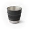 Sea to Summit Detour Stainless Steel Collapsible Mug - Falt-Becher black