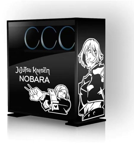 Xinchangda Anime-Chassis-Aufkleber, Itadori Yuji/Ryomen Sukuna/Gojo Satoru, Anime-Aufkleber, wasserdicht, abnehmbar, personalisierbar, Computer-Host-Aufkleber, Dekoration