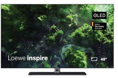 LOEWE Inspire 48 dr+ Fernseher, 55 Zoll, Made in Germany, Ultra HD OLED, HDR, Dolby Vision, HDR10, Dolby Atmos, Smart TV, DR+ Festplatte, DTS Play-Fi