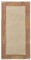 Lifetex Textile Lebensqualität Teppichbrücke Nepal mit Bordüre 70 x 140 cm Beige handgeknüpft Schurwolle mit Viskose (Kunstseide,