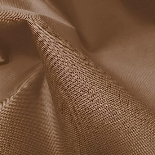 YELAIYEHAO 600D Heavy-Duty Waterproof 600g Canvas Fabric Outdoor Tarpaulin Cover (Brown, 150CMX100CM)