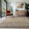 HomebyHome Baumwolle Chenille Teppich Beige 160x230 cm Waschbar, Boho-Stil, Vintage Kelim, Kurzflor, rutschfest & Weich, Einfarbig Meliert, Für Wohnzimmer, Schlafzimmer, Büro & Küche