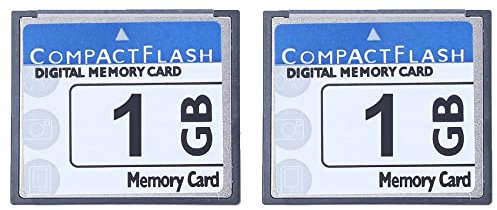 Reinscer 2X Carte Mémoire Compact Flash Professionnelle de 1 Go pour Appareil Photo, Machine Publicitaire, Carte Informatique Industrielle