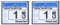 Reinscer 2X Carte Mémoire Compact Flash Professionnelle de 1 Go pour Appareil Photo, Machine Publicitaire, Carte Informatique Industrielle