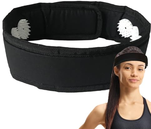 Massagegerät für den Kopf, entspannendes Stirnband für die Muskulatur | Bequemes Kopfband, verstellbar, Unisex, für Entspannung, Erholung zu Hause, Reisen, Büro