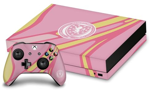 Head Case Designs Offizielle Scotland National Football Team Home 2026 Trikot Vinyl Haut Gaming Aufkleber kompatibel mit Xbox One X Console and Controller Bundle
