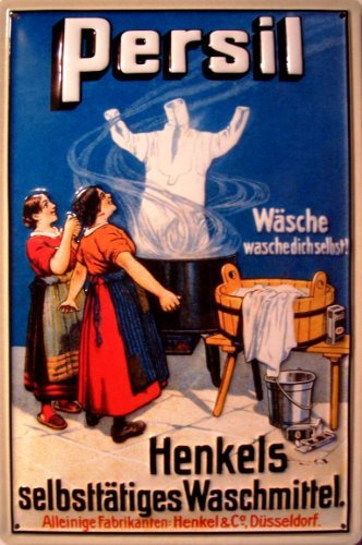 Persil Hemd Blechschild Schild Blech Metall Metal Tin Sign 20 x 30 cm