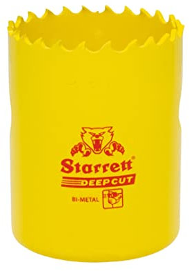 Starrett Bi métal Deep Cut Scie cloche, 44 mm, dch0134