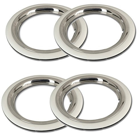 Universell passendes Felgenringset + Weißwandringe 14 Zoll - für PKW, Oldtimer, Youngtimer.