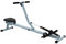 HOMCOM Rudergerät Rudermaschine mit LCD Fitnessgerät Ruderzugmaschine Heimtrainer, mit LCD Display, Stahl+PVC, Grau, 130x47,5x67cm
