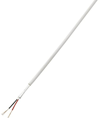 TRU Components 1567173 Alarmkabel LiYY 2 x 0.14mm² Weiß 50m