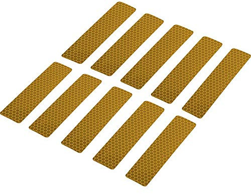 TOOLCRAFT RTS25/100-YL 1563964 RTS-Klebeband, Gelb, 100 mm x 25 mm, 10 Stück