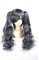 HOOLAZA Dunkelgrau Extra Lang Lockig mit 2 Pferdeschwanz Perücke Schwarzer Butler Ciel Phantomhive für die Halloween Party Cosplay Perücken