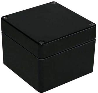 RS PRO Ex-GJB GF Polyester Abzweigdose Schwarz IP66 ATEX, IECEx Breite 120mm Höhe 90 mm Länge 122 mm