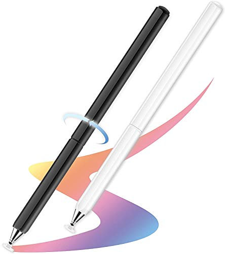 Stylus Pens for All Touch Screens, Rotation Capacitive Disc Tip Universal Stylis Pencil for Apple iPad/Pro/Air/Mini/iPhone/Fire/Samsung Galaxy/Tablet/Smartphone
