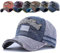 CheChury Baseballcap Original 1969 Vintage Style Used Washed Look Retro Outdoor Kappe Mütze Cap Schirmmütze Basecap verstellbar Sommerhut Unisex Sonnenhut für Sport Baseball Kappe (Grau/Blau)