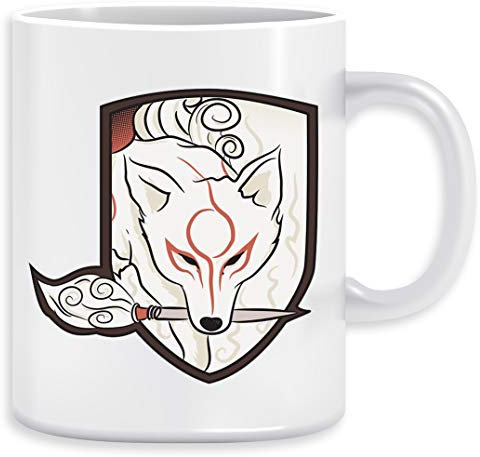 Gott Hund Okami Kaffeebecher Becher Tassen Ceramic Mug Cup