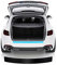 Blackshell® Basic Ladekantenschutz Folie kompatibel mit Mercedes B-Klasse | Typ W245/T245 | Bj. 2005-2011 3D Carbon Schwarz - passgenauer Stoßstangenschutz inkl. Profi Rakel für Folie