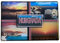 Hurghada Aegypten Meer Souvenir Kühlschrankmagnet Reiseandenken Geschenkartikel, 8 x 5,5 cm, Bunt