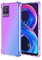 HONLEN Funda para Realme 8 / Realme 8 Pro Carcasa, (6.4 Inches) Gradiente Transparente TPU Silicona Case, Protección de Esquina Mejorada Cover Azul púrpura