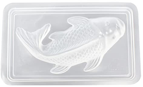 3d -fischform Kunststoffkarpfenkuchen -stamm -triebkasten Fondant Backform Gelee Puddingform, Fischform, Fischbackform, Molor Diy