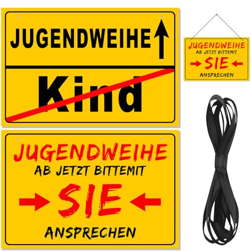 2 Stück Schild zur Jugendweihe Deko,Jugendliche Wandschild,Jugendliche Türschild,Teenager Zimmer Deko,Jugendweihe Deko,Teenager Schild als Teenager Mädchen Geschenke/Jungen Geschenk,20x30cm