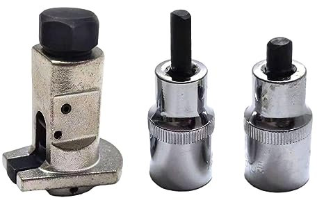 tacery Douille d'écartement Jambe Suspension, Écarteur d'extracteur Douille Jambe Force, Amortisseur Robuste, Douille démontage en Acier CR-V, Outils Voiture 3 pièces